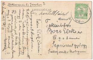 1911 Marosludas, Ludosul de Mures, Ludus; Kertöntözés turbina hajtással. W.L. Bp. 6405. Glück József...