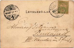 1903 Nagyajta, Nagy-Ajta, Aita Mare; Vendéglő az Arany Liliomhoz, étterem. Müller Gyula utódai kiadá...