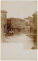 1899 (Vorläufer) Pozsony, Pressburg, Bratislava; árvíz / Hochwasser / flood. photo