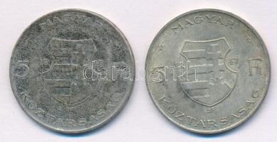 1947. 5Ft Ag "Kossuth" (2x) T:3 patina
Adamo F8.1