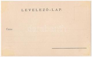 1899 (Vorläufer) Pozsony, Pressburg, Bratislava; árvíz a rakpartnál, Délnémet duna gőzhajózási társa...