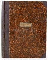 1902-1905 A Magyar Órások Szaklapja számai egybekötve (IV. évf. 18. sz., VI. évf. 1-18., 20-24. sz.,...