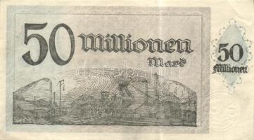 Német Birodalom/Weimari Köztársaság/Hamborn/August Thyssen-Hütte 1923.9.1. 50.000.000M (2x) T:I-,II+