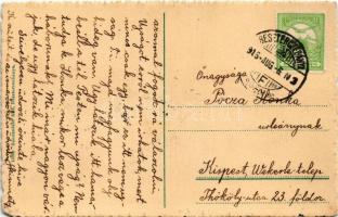 1916 Besztercebánya, Banská Bystrica; Küzfördő vízgyógyintézet. Sonnenfeld Mór kiadása / spa