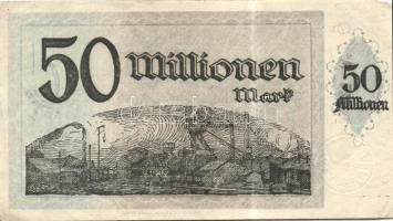 Német Birodalom/Weimari Köztársaság/Hamborn/August Thyssen-Hütte 1923.9.1. 50.000.000M (2x) T:II,II-
