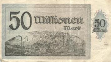 Német Birodalom/Weimari Köztársaság/Hamborn/August Thyssen-Hütte 1923.9.1. 50.000.000M (2x) T:II,II-