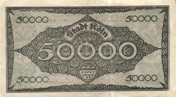 Német Birodalom/Weimari Köztársaság/Köln 1923.7.2. 50.000M (8x) T:II,III