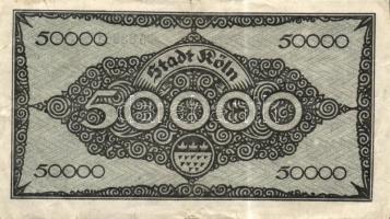 Német Birodalom/Weimari Köztársaság/Köln 1923.7.2. 50.000M (8x) T:II,III