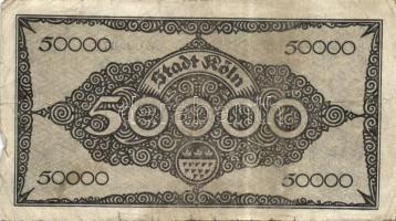 Német Birodalom/Weimari Köztársaság/Köln 1923.7.2. 50.000M (8x) T:II,III