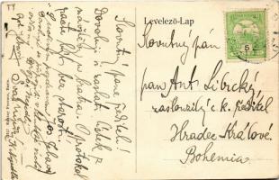 Bazin, Bösing, Bözing, Pezinok; Gróf Széchenyi István utca, templom. Kautny Ferenc kiadása / street,...