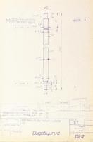cca 1960-1970 Pannónia P20 motorkerékpár műszaki részletrajzai, összesen 48 db. Több különböző méret...