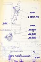 cca 1960-1970 Pannónia P20 motorkerékpár műszaki részletrajzai, összesen 48 db. Több különböző méret...
