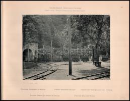 cca 1900 Ganz és Társa által épített elektromos iparvasutak rövid leírása (pl. bányavasút Bleiberg, ...