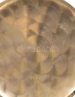 Junghans zsebóra. Fém tokos, plexi elszíneződött de egyébként szép, működő állapotban d: 50 mm