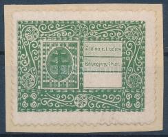 1913 Zsolna városi okmánybélyeg / fiscal stamp