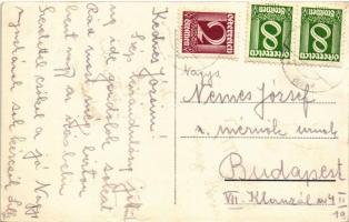 Rőtfalva-Rendek, Rattersdorf-Liebing; Bahnhof, Österr. Zollhaus / vasútállomás, Osztrák vámház / rai...