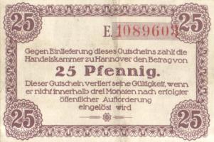 Német Birodalom/Weimari Köztársaság/Hannover 1919.12.1. 25Pf, 50Pf T:I,II