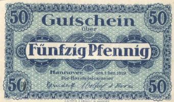 Német Birodalom/Weimari Köztársaság/Hannover 1919.12.1. 25Pf, 50Pf T:I,II