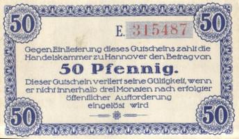 Német Birodalom/Weimari Köztársaság/Hannover 1919.12.1. 25Pf, 50Pf T:I,II