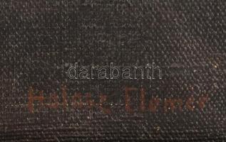 Halász-Hradil Elemér (1873-1948), 2 db mű: Nő és férfi portréja. Olaj, vászon. Férfi portré jelezve ...