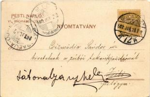 1902 Pesti Napló előfizetés ajándék Zichy Mihály albummal. reklám / Hungarian newspaper advertisemen...