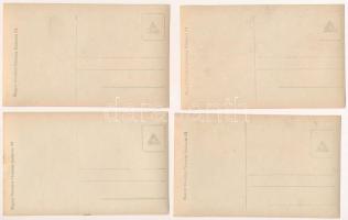 1916 IV. Károly király és Zita királyné koronázása Budapesten. Révész és Biró - 11 db szép állapotú ...