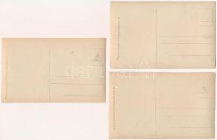 1916 IV. Károly király és Zita királyné koronázása Budapesten. Révész és Biró - 11 db szép állapotú ...