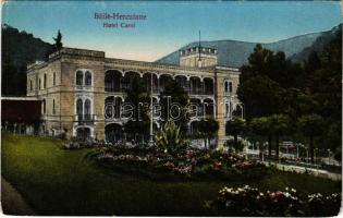 Herkulesfürdő, Baile Herculane; Hotel Carol szálloda. Viliam Krizsány kiadása / hotel