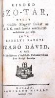 [Baróti] Szabó Dávid (1739-1819): Vers-koszorú, mellyet Az Új mértékre vett, 's üdővel megegyen...