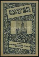 1942-43 3 db kalendárium: A 8 órai újság évkönyve (2x), Unitárius naptár