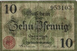 Német Birodalom/Császárság/Osnabrück 1917.5.1. 10Pf (2x) T:III,IV