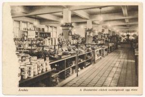 Budapest VIII. Corvin áruház - 7 db RÉGI képeslap / 7 pre-1945 postcards (ragasztónyom / glue marks)