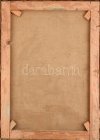 Náray Aurél (1883-1948): Anya gyermekével. Olaj, vászon. Jelezve balra fent. Sérült. Dekoratív, sérü...