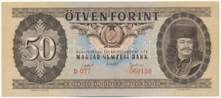 1951. 50Ft D 077 060158 T:I / Hungary 1951. 50 Forint D 077 060158 C:UNC  Adamo F18