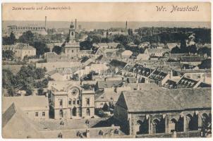 Wiener Neustadt, Bécsújhely; Daimerwerke und Lokomotivfabrik, Synagoge / locomotive factory, synagogue (fl)