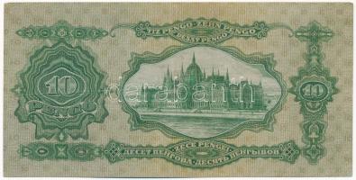 1929. 10P "B 467 044778" T:III / Hungary 1929. 10 Pengő "B 467 044778" C:F 
Ada...