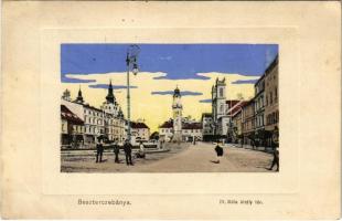 1910 Besztercebánya, Banská Bystrica; IV. Béla király tér. Machold F. kiadása / square