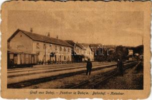 1918 Doboj, Bahnhof / Kolodvor / railway station (fl)