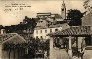 1912 Veprinac, Apriano, Veprinaz (Abbazia, Opatija); Gostiona Blagar / Gasthaus / hotel and restaurant / vendéglő