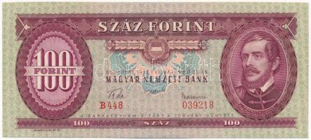 1957. 100Ft B 448 039218 T:I / Hungary 1957. 100 Forint B 448 039218 C:UNC Adamo F29