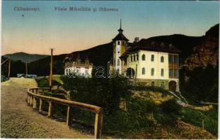 1915 Calimanesti, Calimanesci; Vilele Mihailidis si Stanescu / villas