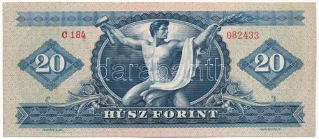 1960. 20Ft "C 184 082433" T:III / Hungary 1960. 20 Forint "C 184 082433" C:F 
A...