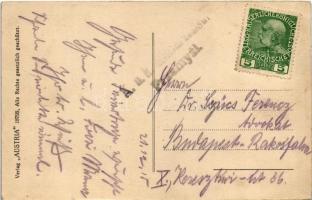 1915 Przemysl, Ul. Franciszkanska i Kazimierzowska, Sklad ubiorow meskich / streets, Eisner's m...