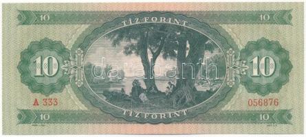 1962. 10Ft "A 333 056876" T:I / Hungary 1962. 10 Forint "A 333 056876" C:UNC
Ad...