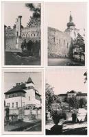 Sepsiszentgyörgy, Sfantu Gheorghe; - 4 db RÉGI fotólap / 4 pre-1945 photo postcards