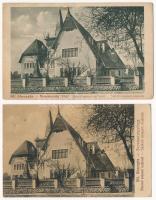 Sepsiszentgyörgy, Sfantu Gheorghe; - 2 db RÉGI város képeslap: Székely Nemzeti Múzeum / 2 pre-1945 town-view postcards: Székely National Museum (Muzeul secuesc national)