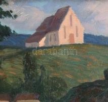 Tipary Dezső (1887-1967): Hazafelé. Olaj, vászon, jelezve jobbra lent. Reprodukálva: Tipary Dezső él...