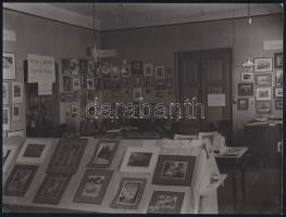 cca 1940-1950 Csehszlovák fotóművészeti kiállítás képei, 2 db fotó, 24x18 cm és 22,5x16,5 cm / Photography exhibition in Czechoslovakia, 2 photos, 24x18 cm and 22.5x16.5 cm