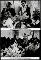 1965 ,,Júlia és a szellemek című olasz-francia film jelenetei és szereplői, 13 db vintage produkciós filmfotó, a film illusztrált magyar plakátját külön tételben ld. a plakátok között, 18x24 cm