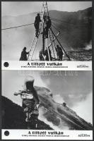 1966 ,,A tiltott vulkán" című francia dokumentumfilm helyszíne és szereplői, 13 db vintage prod...